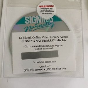 Signing naturally unit 1-6